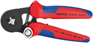 KNIPEX9753-04 Crimp-tang til terminalrør 0,08 - 6 mm²   Selvindstillelig