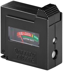 W54020 Batteritester Batteritester til alle almindelige batterier i hjemmet meget nem at bruge