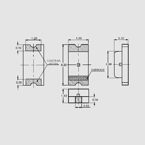 LTW-150TK SMD-LED White 260mcd 130° 1206 LTST-C150_KT, LTW-150TK