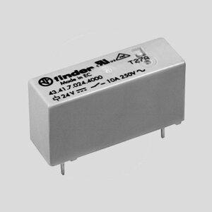 F4341-24S Relay SPDT 10A 24V 2200R AgSnO2 43.41.7.024.4000