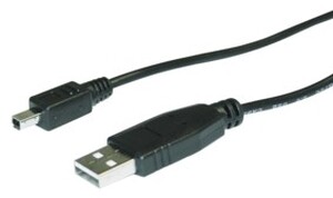 N-CABLE-163/3 High Speed USB A til 4-pin mini USB B, 3,0 meter