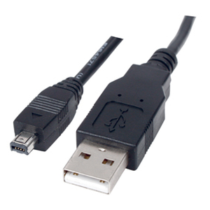 N-CABLE-160/5 2.0 High Speed USB A til 4-pin mini USB, 5,0 meter