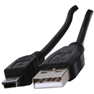 VLCP60300B50 2.0 High Speed USB A til 5-pins mini USB, 5,0 meter