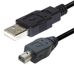 CABLE-292 USB2.0 kabel for Olympus digital kamera, 8-pin, 1.8 meter