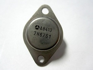 2N6751 SI-N 800/400V, 10A, 150W, >15MHz TO-3