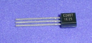 2SC2407 SI-N 35V 0.15A 0.16W 500MHz TO-92