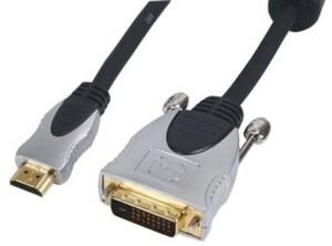 N-HQAS5551-3 HDMI-DVI kabel, HQ, 3m