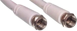 N-CABLE-527/2 F-kabel, Hvid, han/han, 2,5m