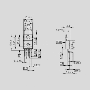 ITS410E2 High-Side Sw. 65V &gt;1,6A TO220AB-5 TO220-5