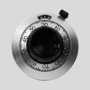 21A11B10 Dial, 15Turn, 46,02mm, for 6,3mm aksel DIAL21111