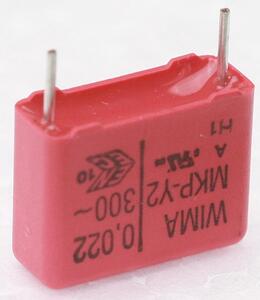 MKPY2N022K300-15 MKP Capacitor Y2 22nF 300V P15 MKPY2N022K300-15