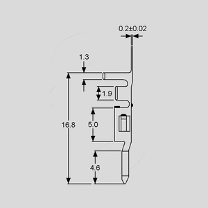 AMP794956-2 Crimp Contact Female AWG22-18 GOLD AMP79495_