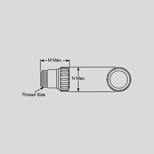 AMP182651-1 Plug 11 for Pin Contacts 4pole Dimensions