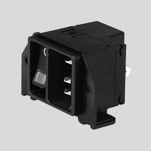 DC21.0023.1111 IEC C14 Plug Switch med RØD lys i switch DC21-_