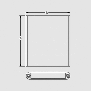 HA1455P2202 Aluminium Enclosure 220x125x30,5 HA1455A_ / B_