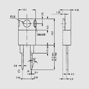 MUR860 Ultra Fast Diode 600V 8A TO220AC TO220AC