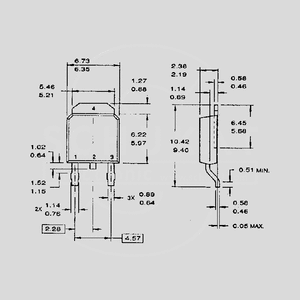 BT131W-600 SMD Triac 1A 600V 3mA SOT223 TO252