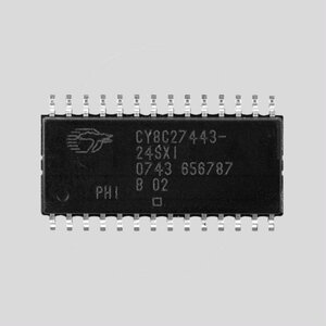 CY8C29566-24AXI PSoC-MC 40I/O 32K-Flash 1K-RAM TQFP44