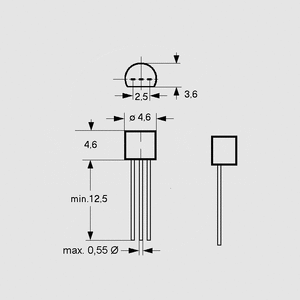 DS2431P+ EEPROM Ser 1-Wire 1Kb TSOC6 TO92