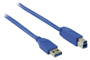 N-VLCP61100L30 USB 3.0 CABLE A HAN - B HAN 3.0M Blå