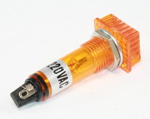 SB-541/OR Neon 220V 13x16mm Orange Hul: 10mm.