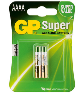 W62052 AAAA Alkaline Batterier, LR61, 1,5V, 2 stk.