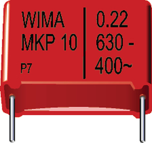 MKP10N047K1K6-27 Foliekondensator 47 nF 1600 VDC, 650 VAC 27.5 mm, MKP10 0.047 UF 1600V 10%