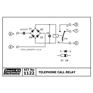 SK1122 Byggesæt: Telephone Call Relay