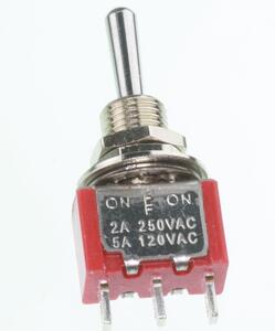 MS-313 Toggle switch 1-pol ON/OFF/ON 2A 250VAC MS-313