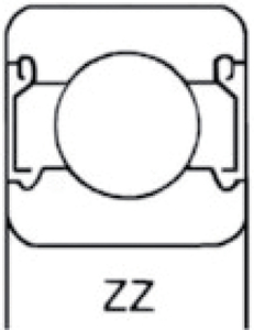 6204ZZ Kugleleje Ø=47mm (Øi:20, T:14) STØVTÆT