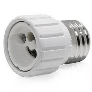 BN206866 Lampefatnings-adapter E27 - GU10, 2 stk.