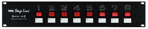 MCS-180 Stikdåse Kontaktpanel 19" 8-kanals for apparat stik Product picture 400