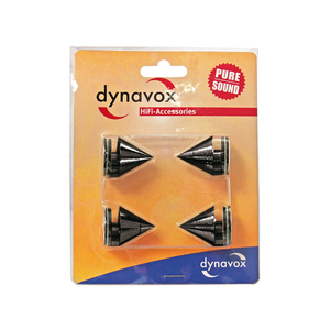 BN205044 DynaVox Højttalerspikes Sæt med 4 stk sorte