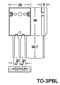 2SK386 N-FET 450V 10A 120W TO-3PBL