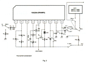 KA2264 FM Stereo Multiplex Decoder SIP-9