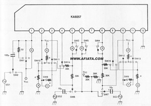 KA9257 Dual Power Operational Amplifier SIP-12