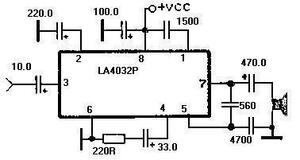 LA4032P 1-3W AF Processor DIP-8+A