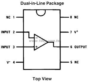 LM307N Operational Amplifiers DIP-8