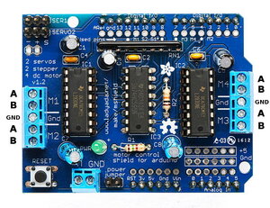 ARDU0044 Motor Drive Shield L293D til Arduino