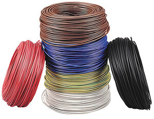 H07VU150RT Wire H07V-U 1,5mm², Solid (Hård), rød