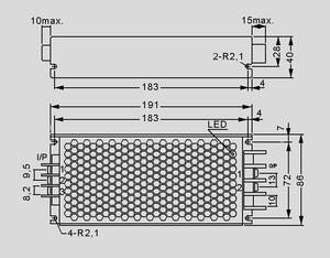 RSD-200C-48 DC/DC-Conv 33,6-62,4V:48V 4,2A 201,6W