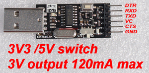 MODU0076 CH340 USB til TTL Seriel Adaptor