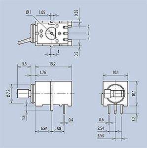 MENTOR 1847.1031 MENTOR ON / ON SWITCH, R-R, 1 pol, sort knap