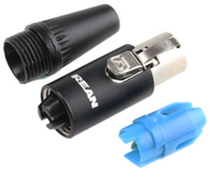 RT4FC-B Mini XLR 4-pol-stik hun REAN(NEUTRIK)