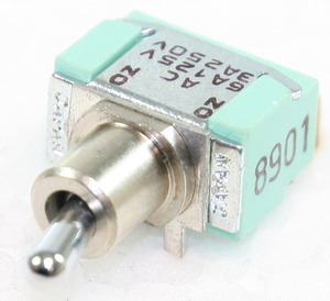 MTM106D Toggle Switch 1-pol ON/ON for print