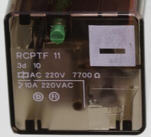RCPTF11/3D/10/220 Ind. Relay 3PDT 10A 220VAC 7700R
