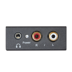 BN206957 Digital til Analog konverter, Mini-DAC digital til analog konverter inkl kabler phono/RCA ind og ud