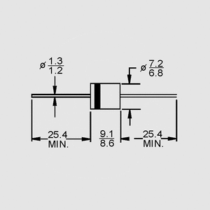 6A80 Si-Rectifier 600V 6A R6