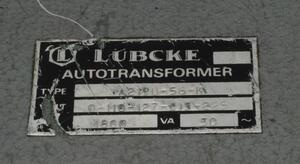LU1800 AutoTransformer 1800 VA LÜBCKE
