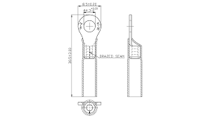 RND 465-00168 Ring terminal blue 4mm.